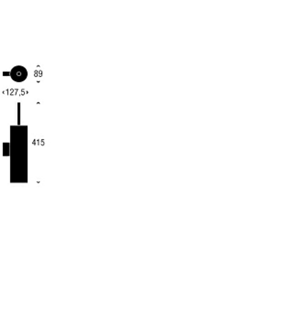 FROST Ершик 2, настенный » золото Нержавеющая сталь Золото N1911-GO  - Вид №1