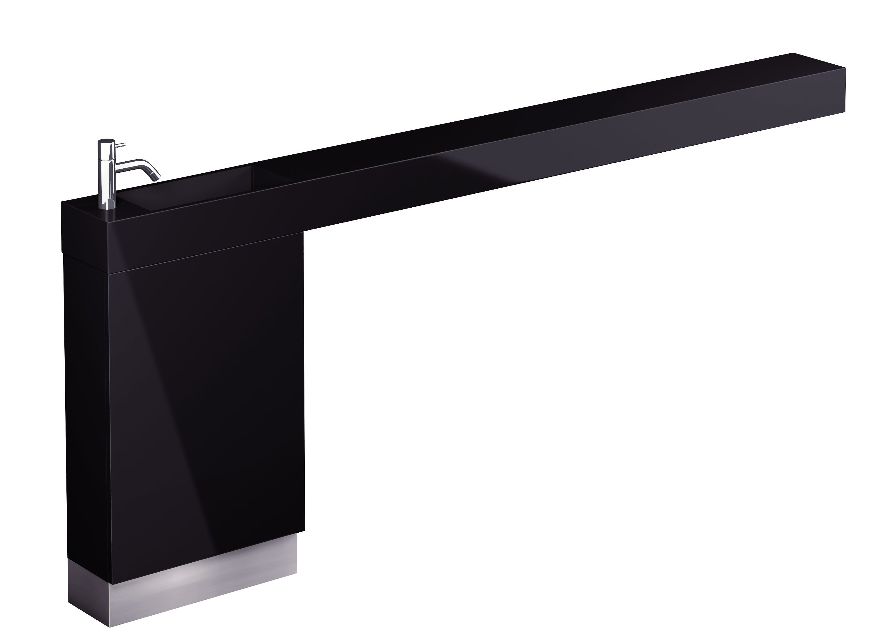 Мраморная ручная мойка с держателем для полотенец Miratap Lepto ARCH-00052273 - Вид №3