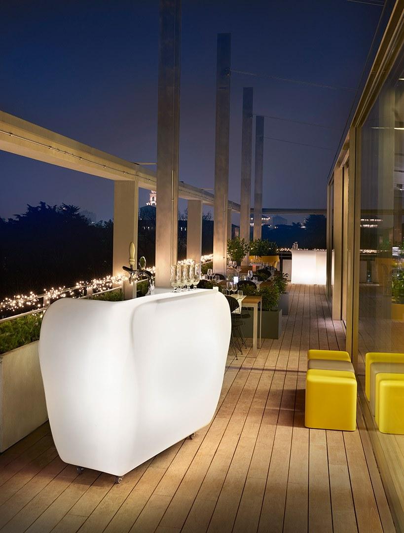 SLIDE Квадратный пуф из полиуретана Cubo sun-id-1429256 - Вид №2