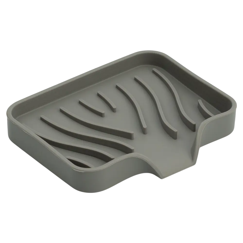 Мыльница Vidage Ангрен - силиконовая подставка серого цвета 89380376 STLM-1573888