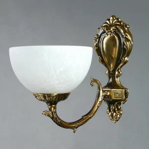 Бра настенное белое с золотым Ambiente Seville 02140/1 PB AMBIENTE SEVILLE 00-3927918 Белый;золото