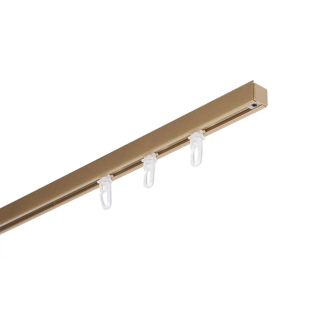 Карниз однорядный Арт-декор Atlant Mini 280 см алюминий цвет золото STLM-2030829