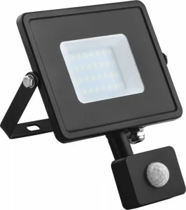 Уличный прожектор светодиодный с датчиком движения 13х4х15 см черный Feron 29557 FERON  00-3956127 Черный
