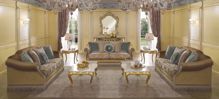 SCAPPINI & C Прямоугольный журнальный столик со столешницей из мрамора калакатта 35th anniversary 876-m - Вид №2