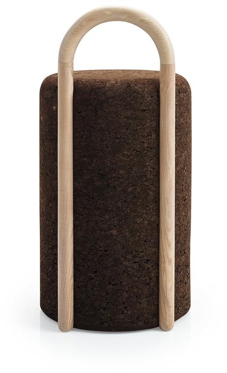 BlackCork Табурет из пробкового дерева со спинкой Omega sun-id-1453684 - Вид №1