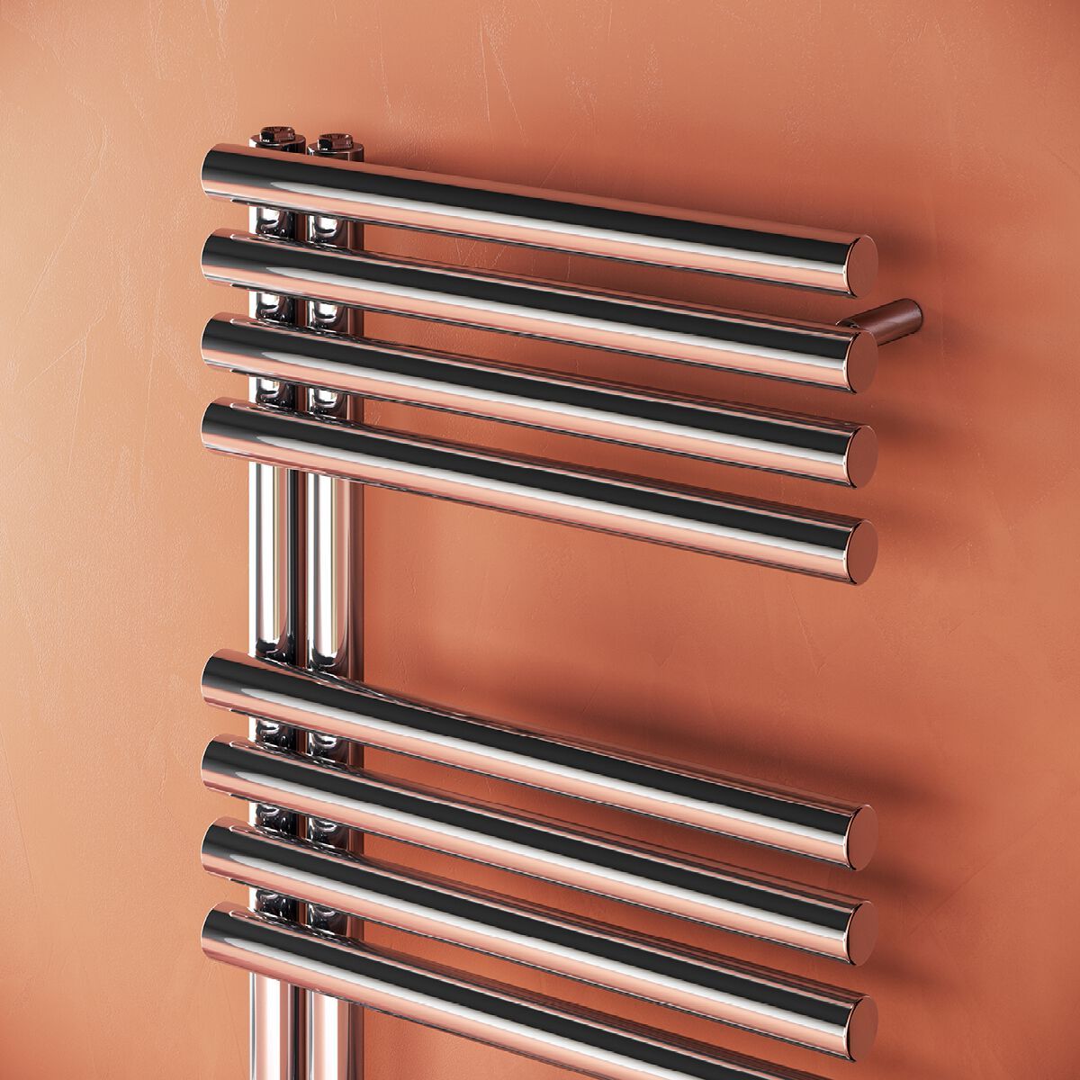 Полотенцесушитель с горячей водой из нержавеющей стали Cordivari Design Inox Style ARCH-00092319 - Вид №1