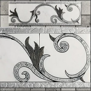 БОРДЮР ИЗ МРАМОРА RM-2 SKALINI FLORAL