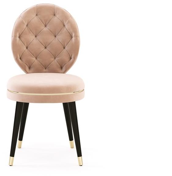 Domkapa Стул медальон из бархата Katy Dkj26  - Вид №3