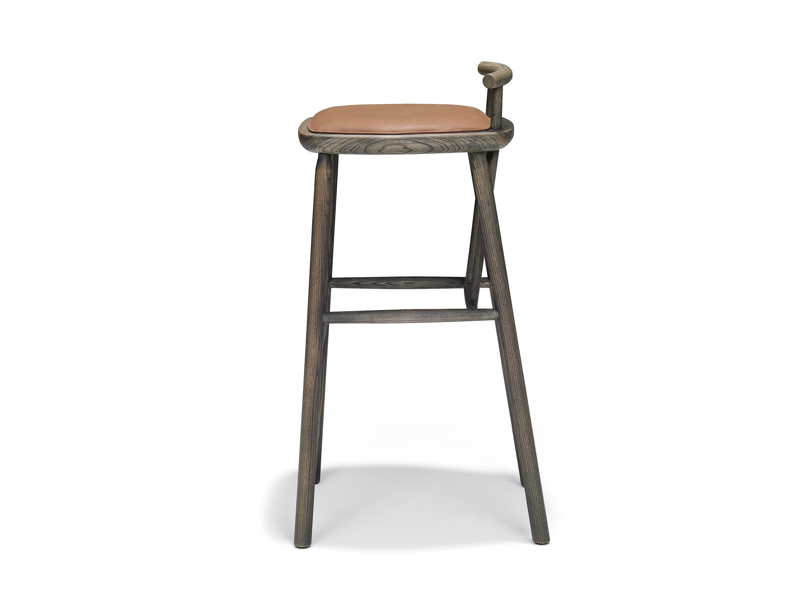 Деревянный барный стул с мягким сиденьем Linteloo Oiseau ARCH-00050518 - Вид №2