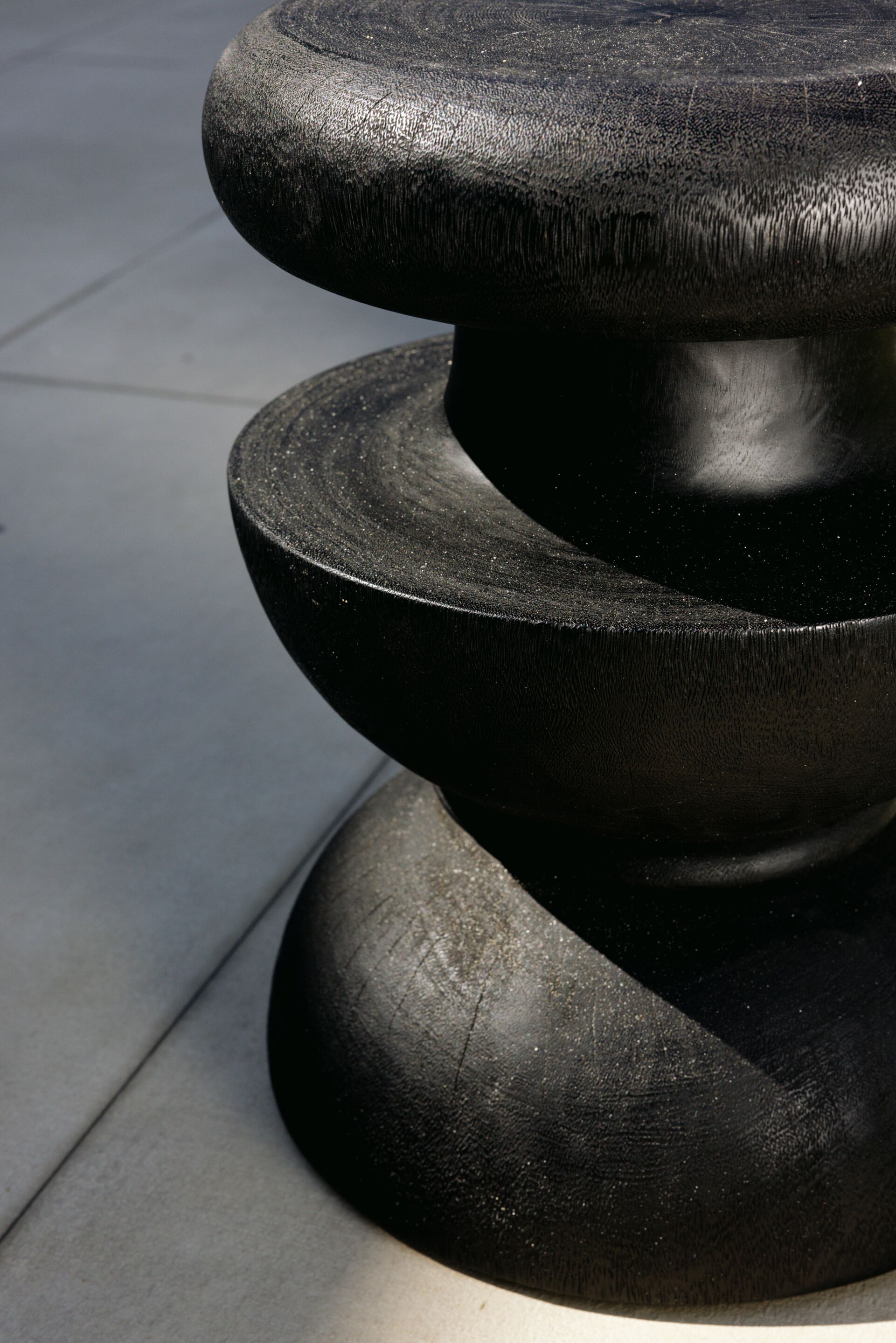 Низкий стул / круглый стол из тикового дерева cbdesign деревенский стул ARCH-00009277 - Вид №5