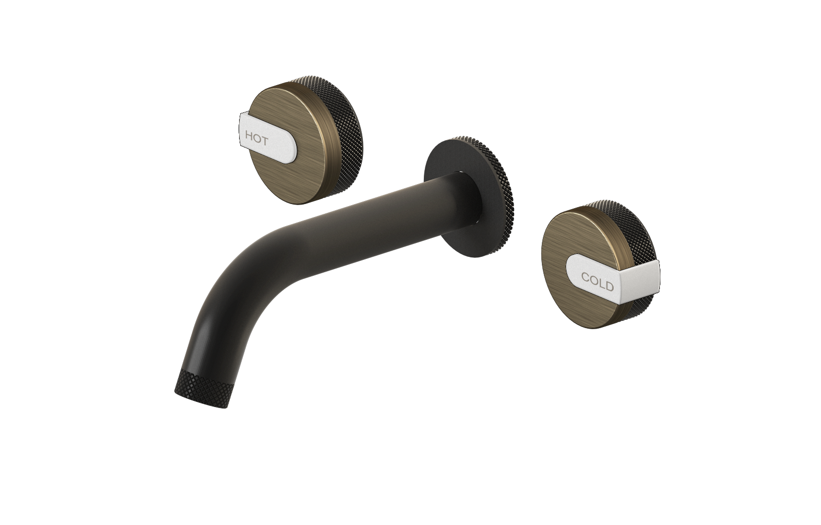 E-11530-R1VBB-L1WT-BK Смеситель для умывальника из 19,1см носикем (внешняя часть) GRAFF MOD+