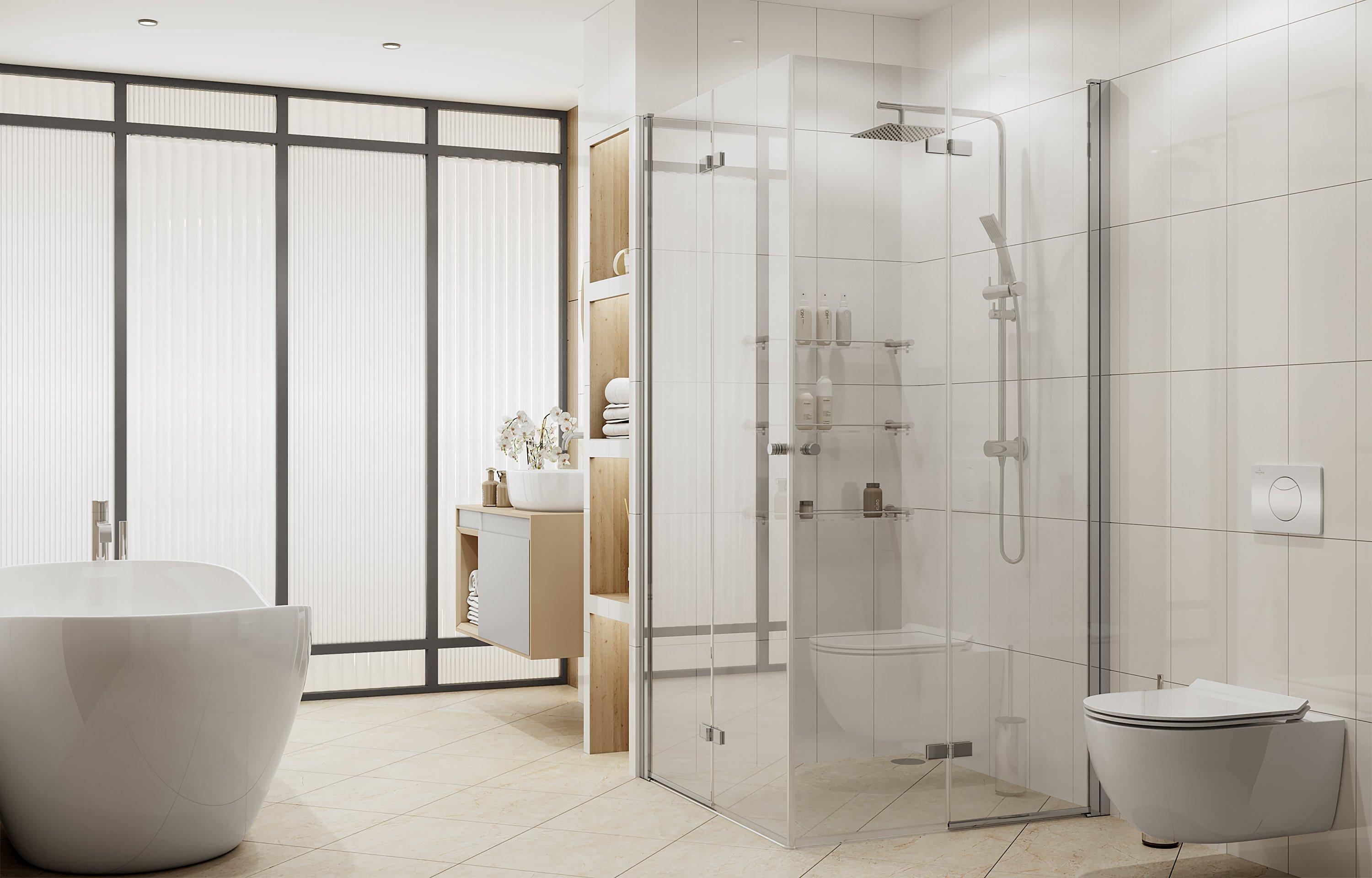 Душевое ограждение Ambassador Nord 13011109 (1000x1000x2000), 1 место - Вид №1