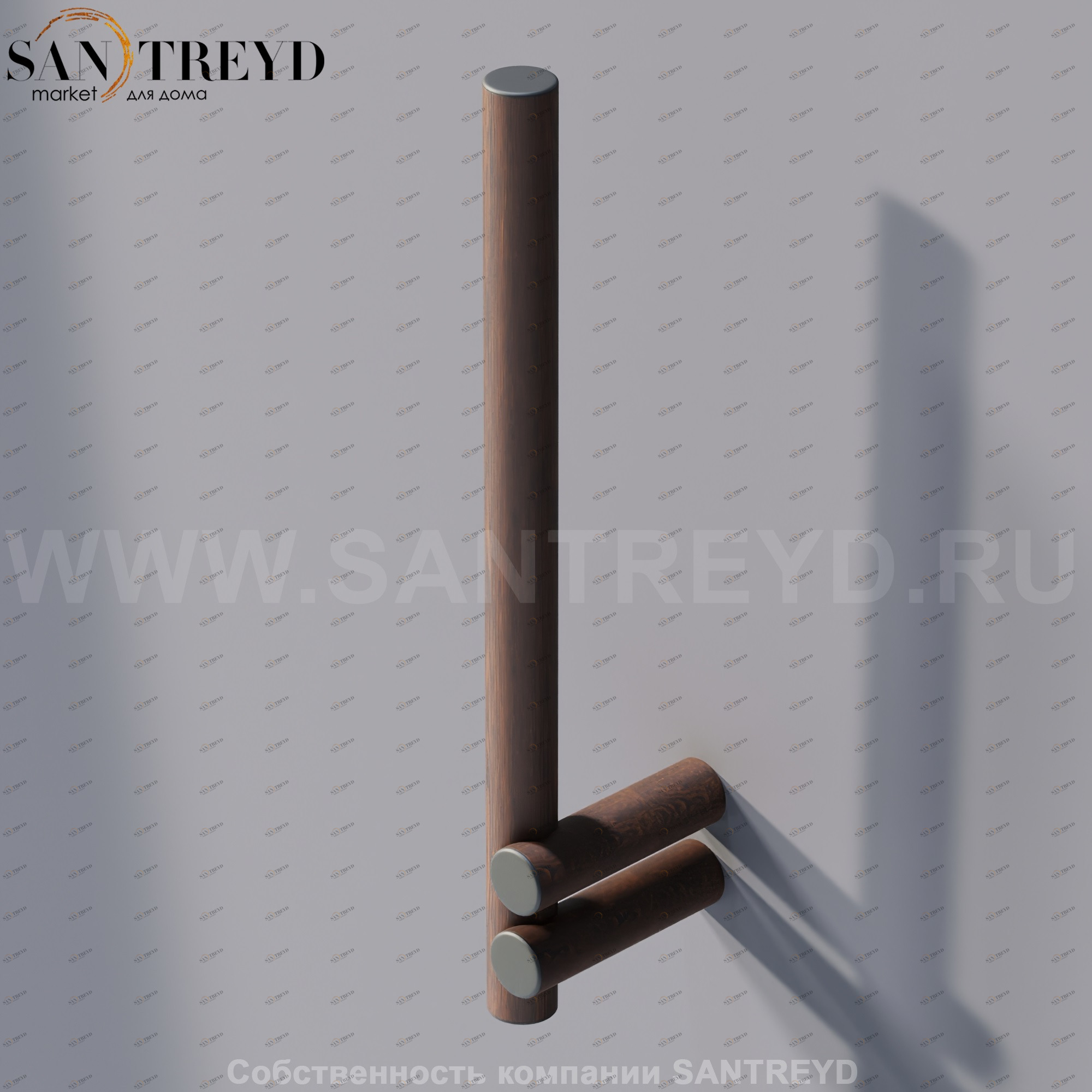 Agape DOT LINE Запасной держатель для туалетной бумаги настенный коричневый дуб ADTL0454.RU ADTL0454RU