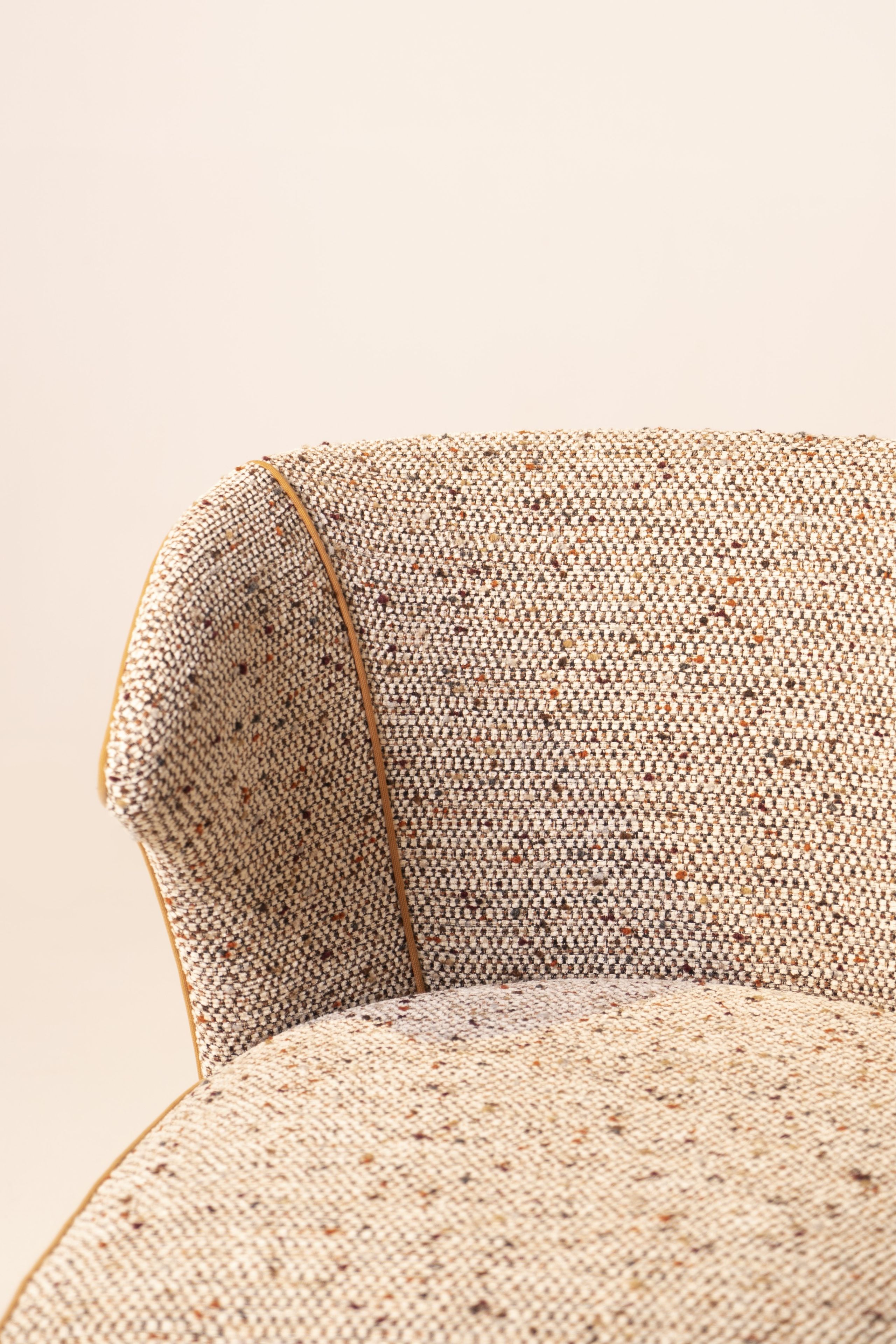 Кресло из ткани букле Mantellassi 1926 Agostina ARCH-00077420 - Вид №9