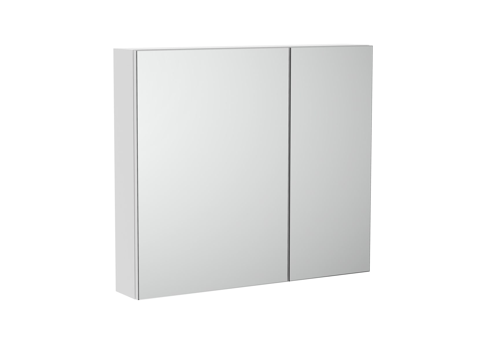 Зеркальный стеклянный шкаф для ванной комнаты с дверцами Roca Luna ARCH-00041941 - Вид №1