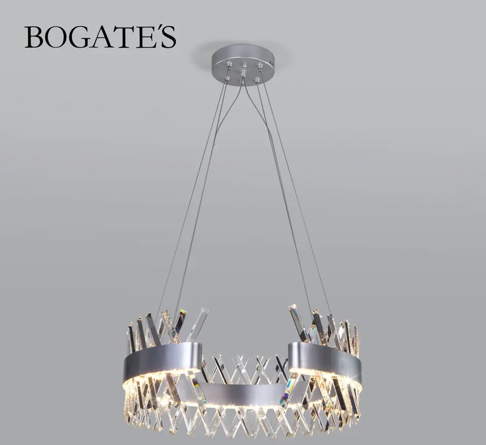 93839407 Люстра светодиодная Bogate's Parete 432/1 Strotskis цвет серый STLM-0585201