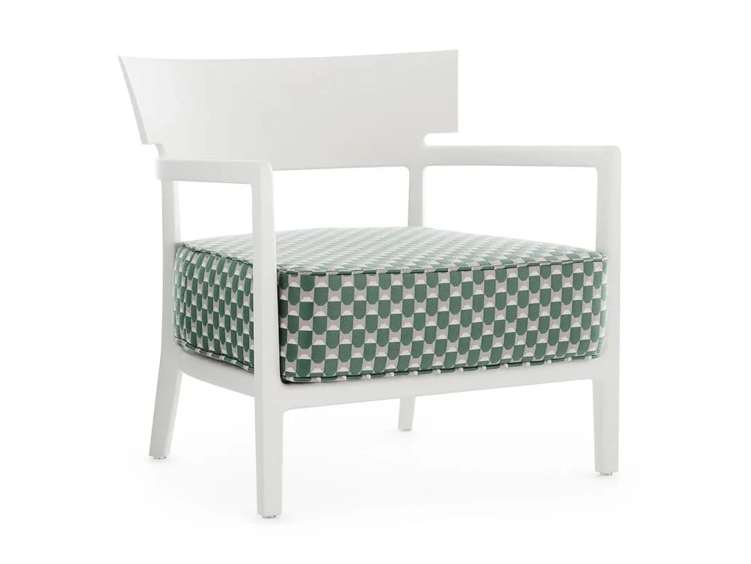 Съемное садовое кресло из поликарбоната и ткани с подлокотниками Kartell CARA LIBERTY ARCH-00029641 - Вид №33