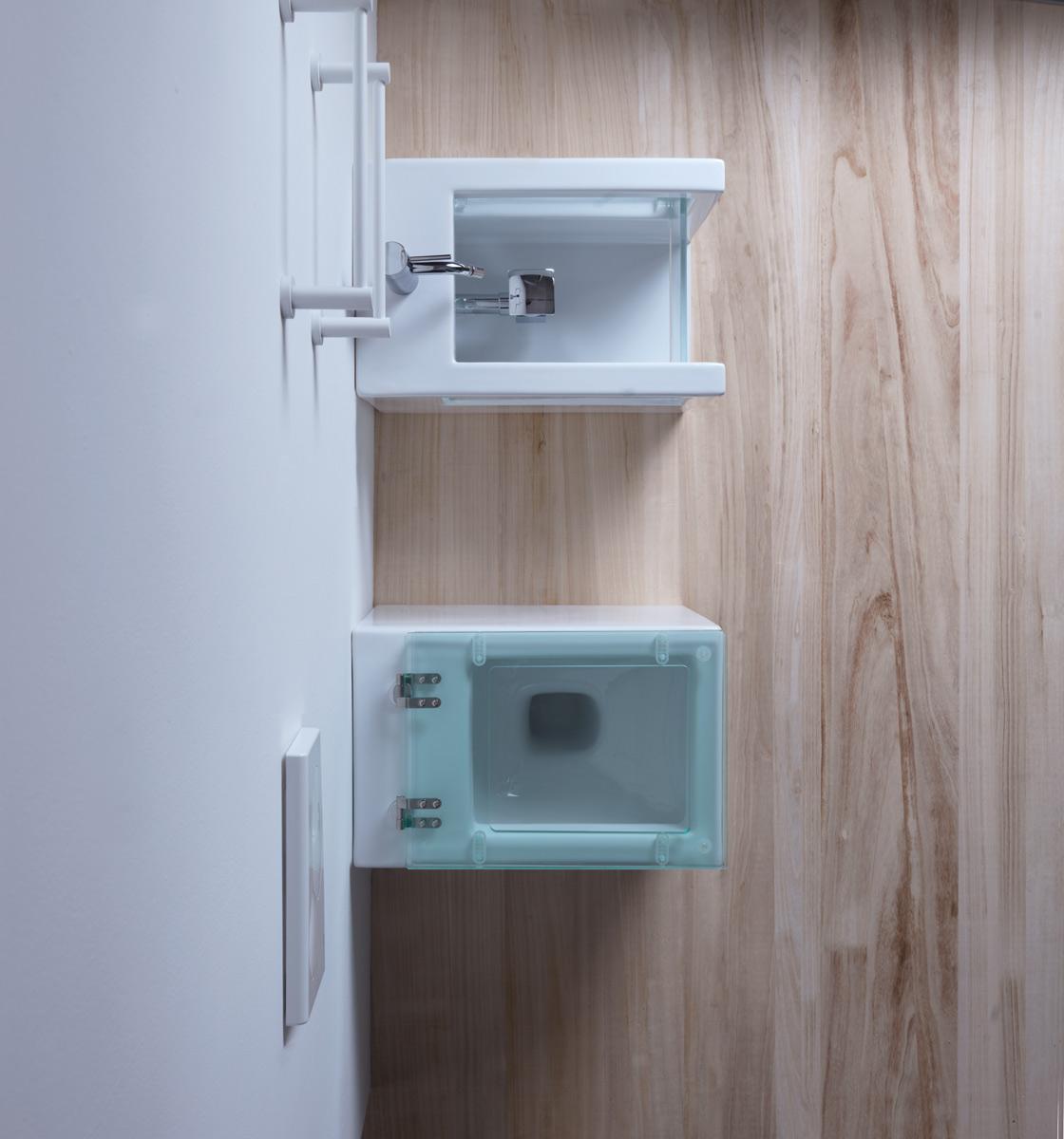 GLCEBI013 Консоль приставная для установки чаши биде GSG CERAMIC GLASS - Вид №4