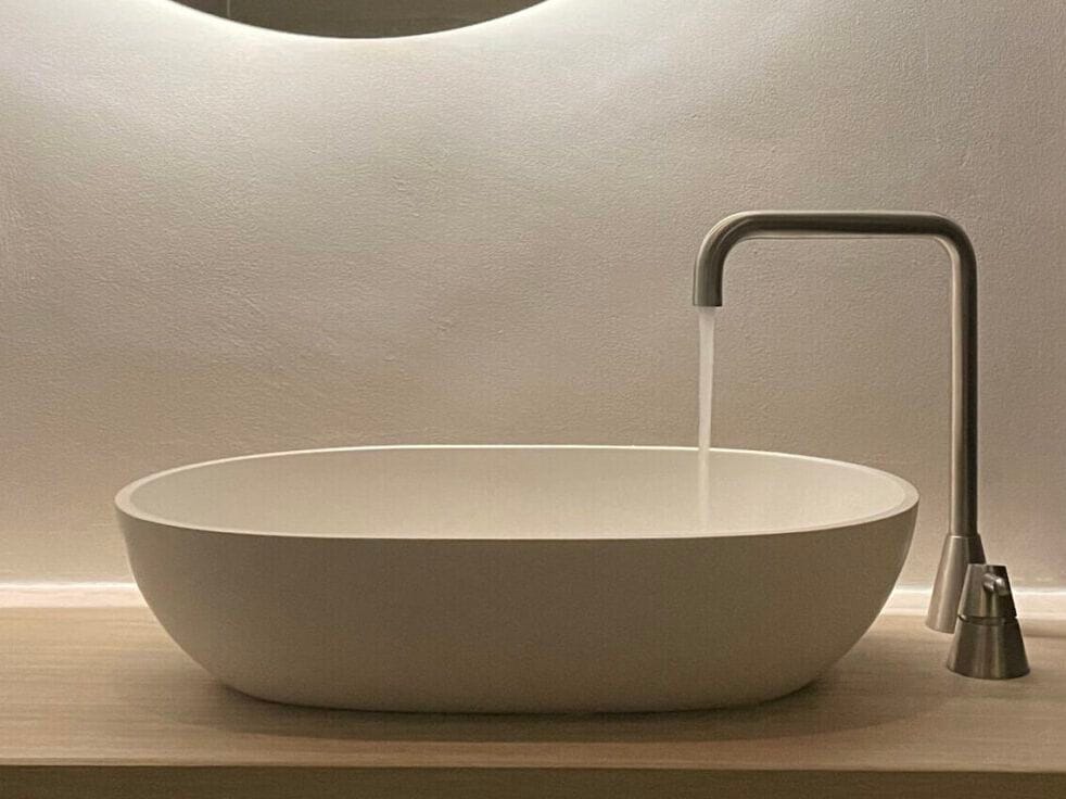 Смеситель для раковины из нержавеющей стали с 2 отверстиями JEE-O конус ARCH-00151955 - Вид №2