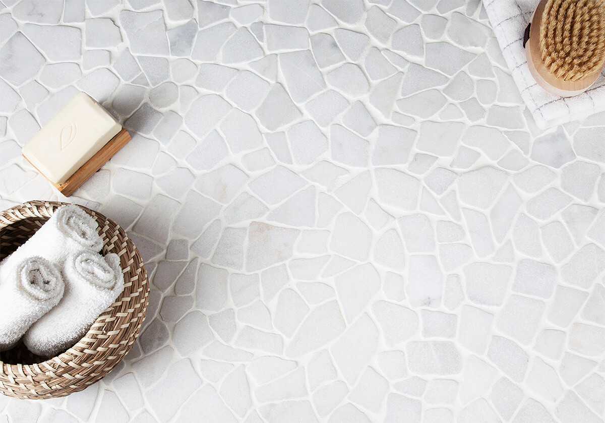 Мраморная мозаика WILD STONE – элегантность в каждом фрагменте STP-ST88 INCOLOR Broken - Вид №1