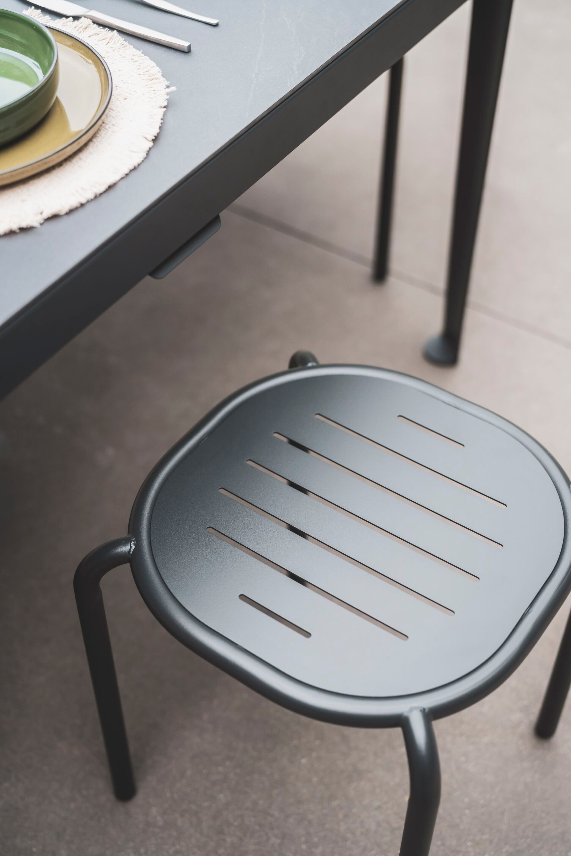 Низкий стул из оцинкованной стали Cornilleau Hyphen ARCH-00037036 - Вид №6