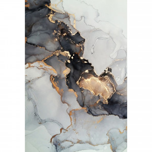 82977336 Картина на стекле «Белый акрил 2» 40x60 см