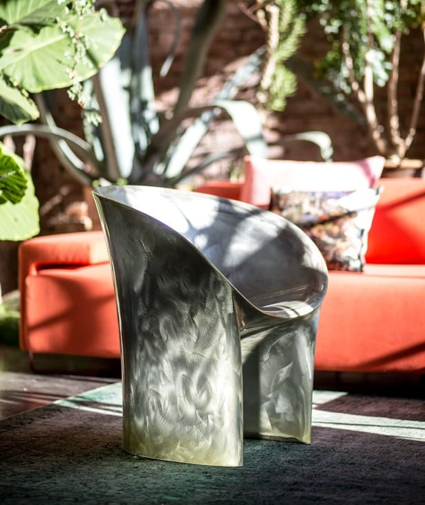 Кресло из полиэтилена с металлическим лаком MOROSO ARCH-00034161 - Вид №16