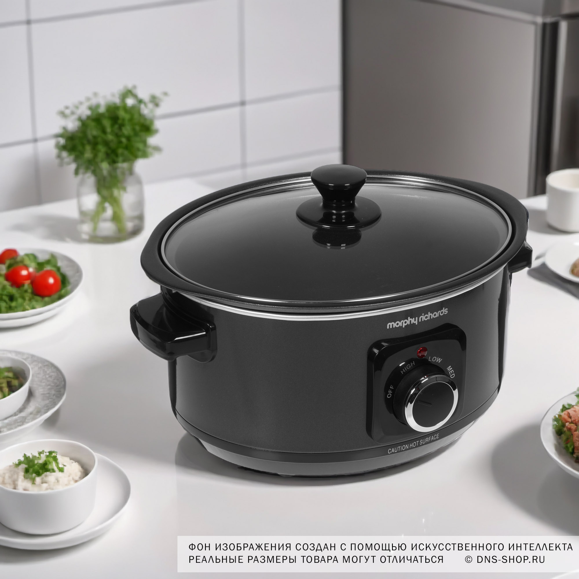 8167735 Медленноварка Morphy Richards 460012 черный STDN-0048744 - Вид №8