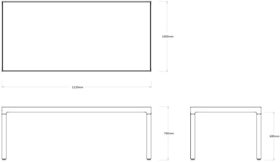 TRIBÙ Прямоугольный обеденный стол из тика Illum sun-id-1496576 - Вид №9
