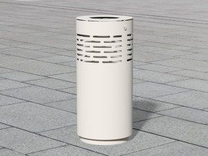 Нержавеющая сталь открытый мусорный бак