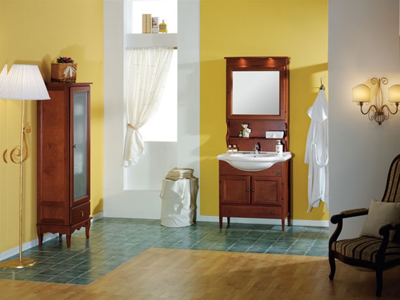 Витрина MIGLIORE Bella ML.BLL-VT451.NC со стеклянной дверцей, орех ML.BLL-VE451.NC - Вид №6