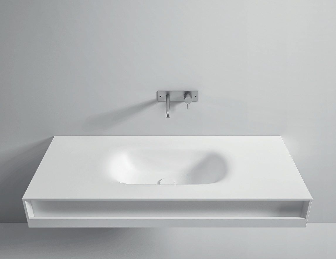 Раковина Corian® с держателем для полотенец Rexa уникальный ARCH-00088637 - Вид №1