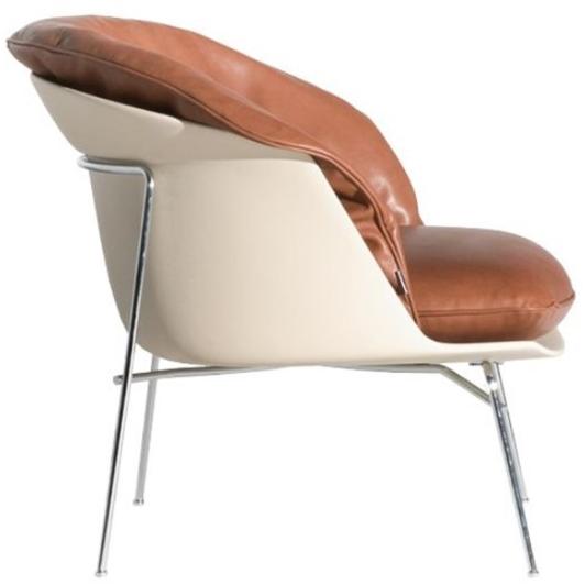 Driade Мягкое кожаное кресло с подлокотниками Moon sun-id-1413218 - Вид №5