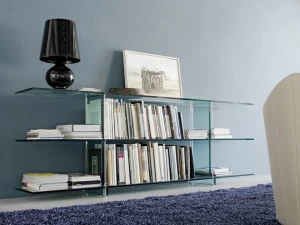 FontanaArte Прямоугольная консоль из флоат-стекла Teso