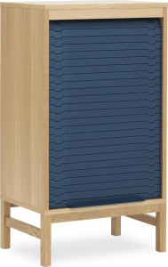 600531 Jalousi Cabinet Low Dark Blue Normann Копенгаген Normann Copenhagen