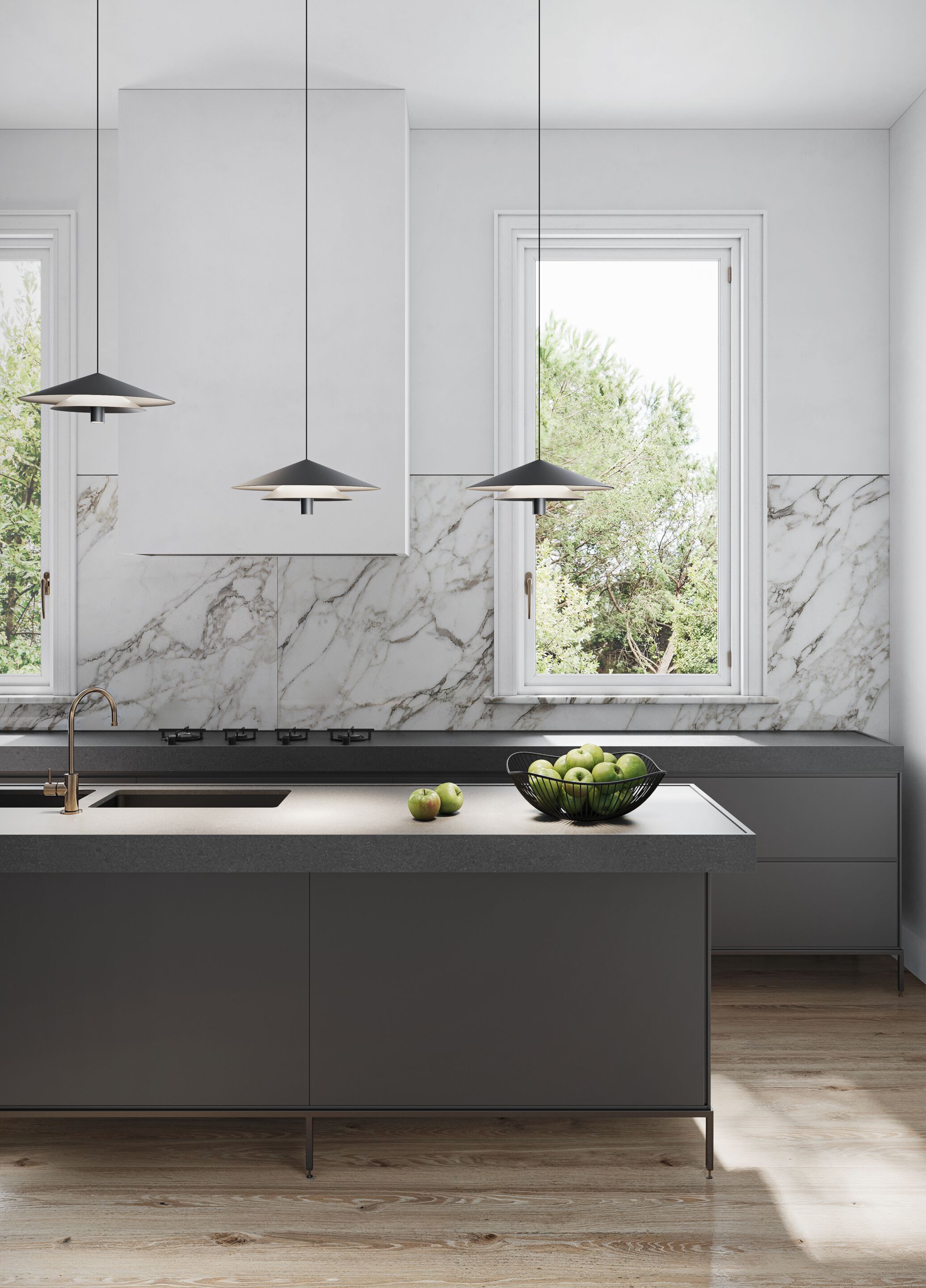 Алюминиевый светодиодный подвесной светильник Karman ASSO ARCH-00006626 - Вид №3