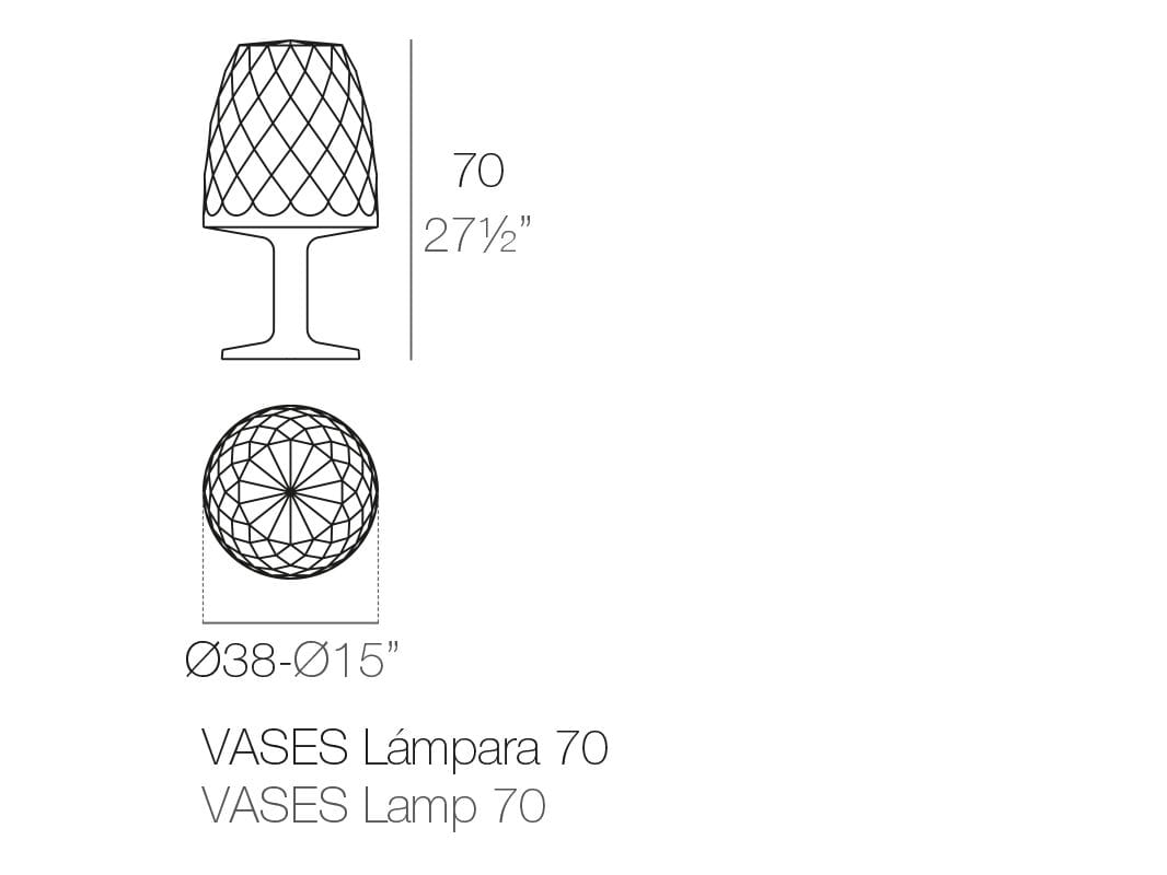 Напольный напольный светильник Сид полиэтилена Vondom Vases ARCH-00048954 - Вид №4