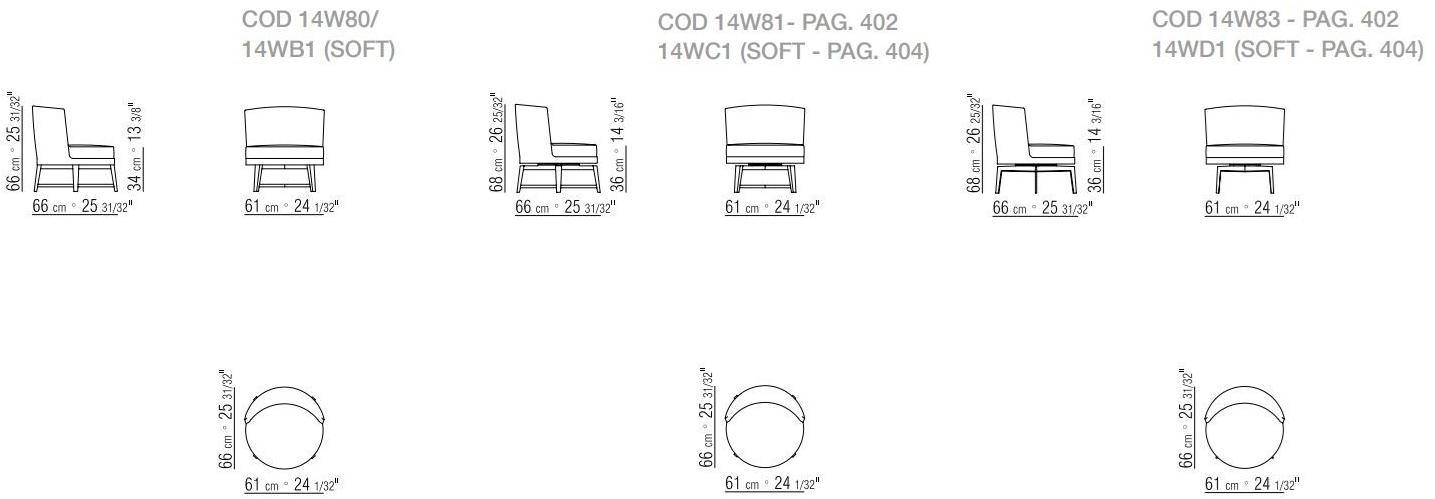 Flexform Кресло из ткани Feel good sun-id-1443168 - Вид №4
