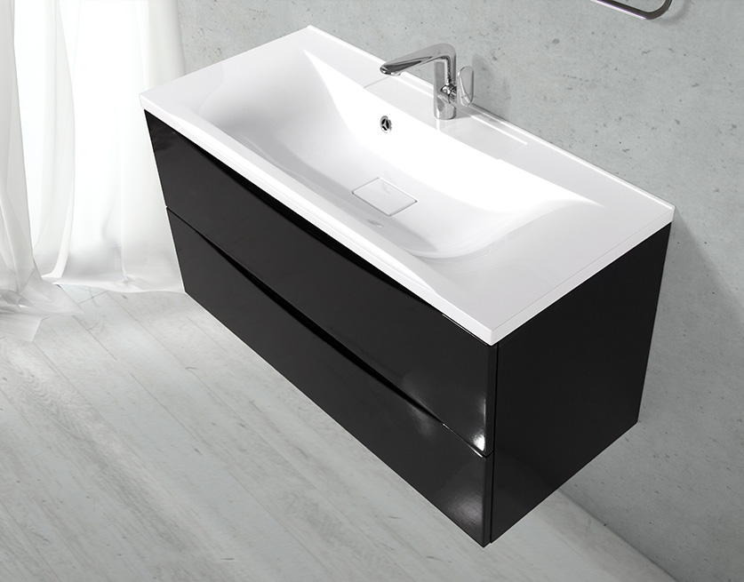 Мебель для ванной BelBagno MARINO-1000-2C-SO-NL-P  - Вид №1