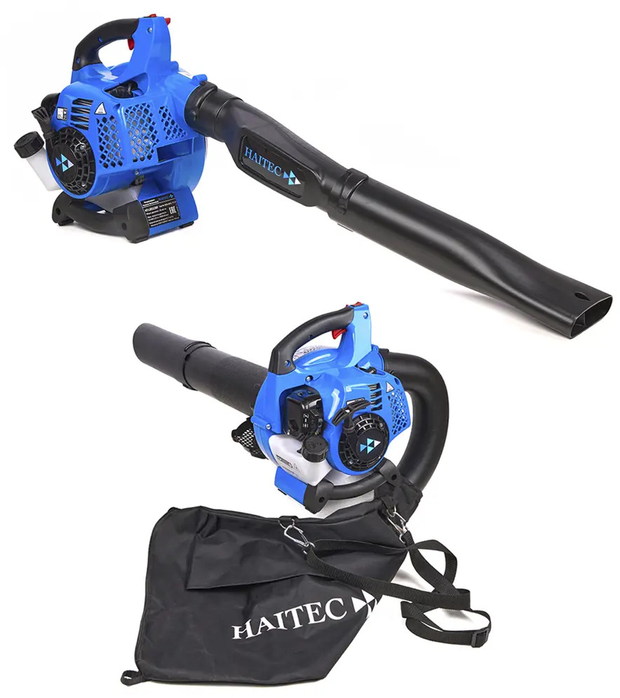 91749185 Воздуходувка - пылесос - измельчитель бензиновый Haitec HT-LBS128P 0.9 кВт 1.2 л.с. STLM-0961327
