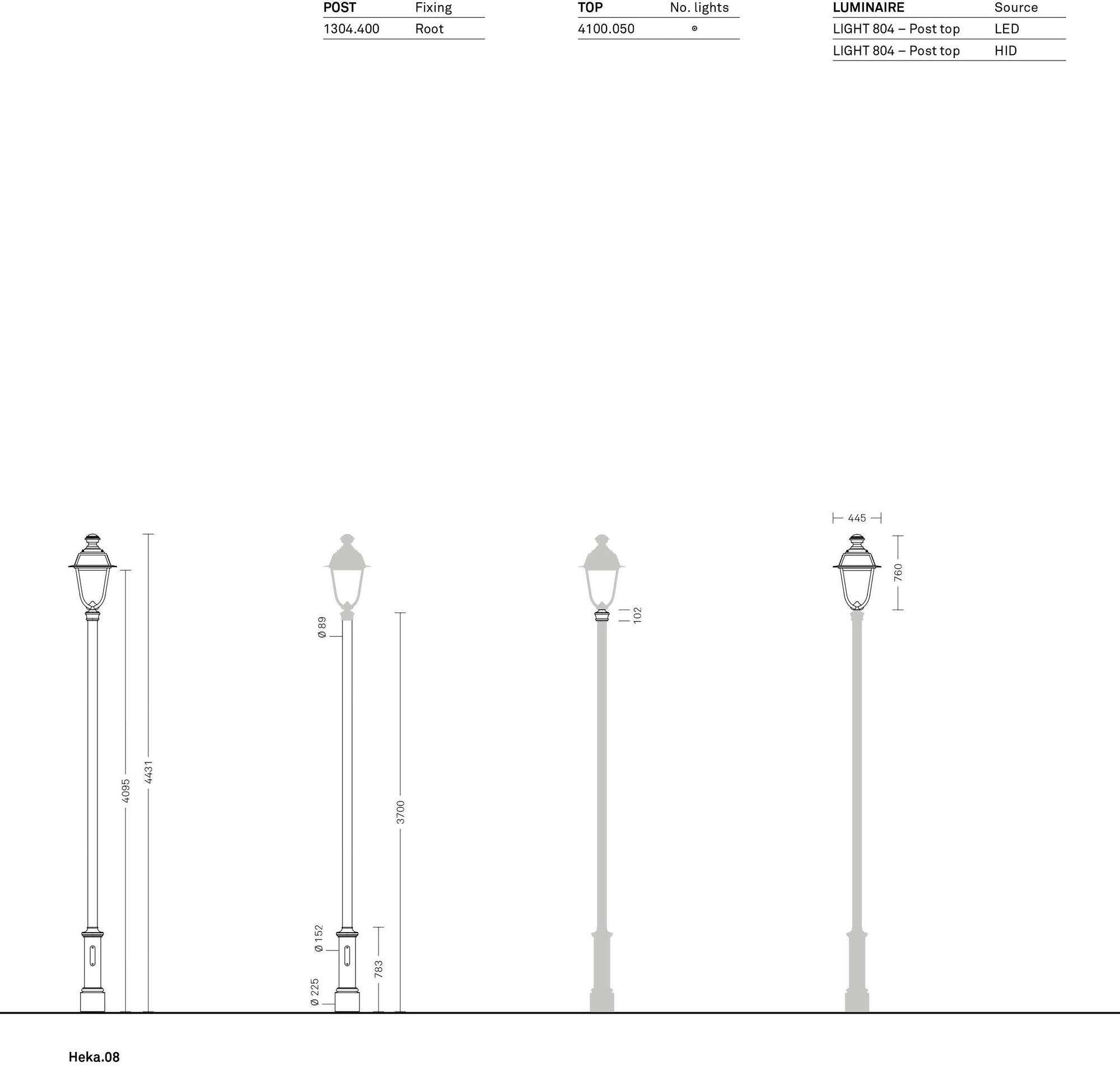 Neri Фонарь уличный фонарь Heka sun-id-1437493 - Вид №4
