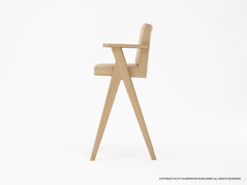 384_752 Барный стул с кожей Karpenter  - Вид №2