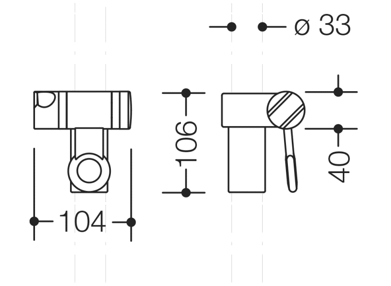 950.33.E0190 держатель для душа HEWI Ersatzteile  - Вид №1
