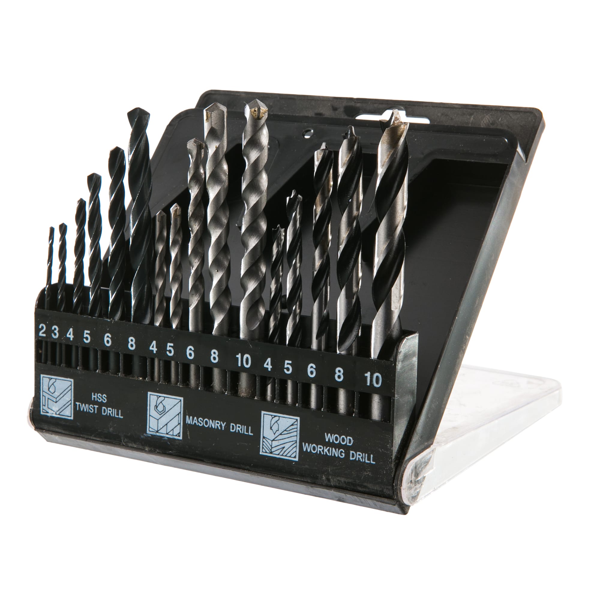 13008052 Набор свёрл универсальный 16 шт., 2-10 мм Santreyd 