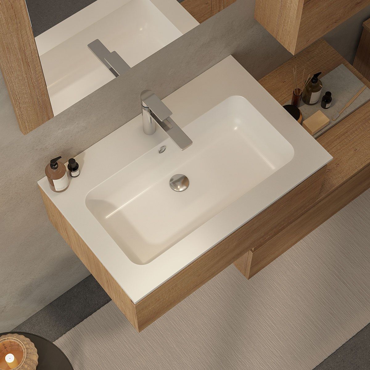 Деревянный секционный подвесной умывальник LEGNOBAGNO Urban Componible ARCH-00109820 - Вид №3