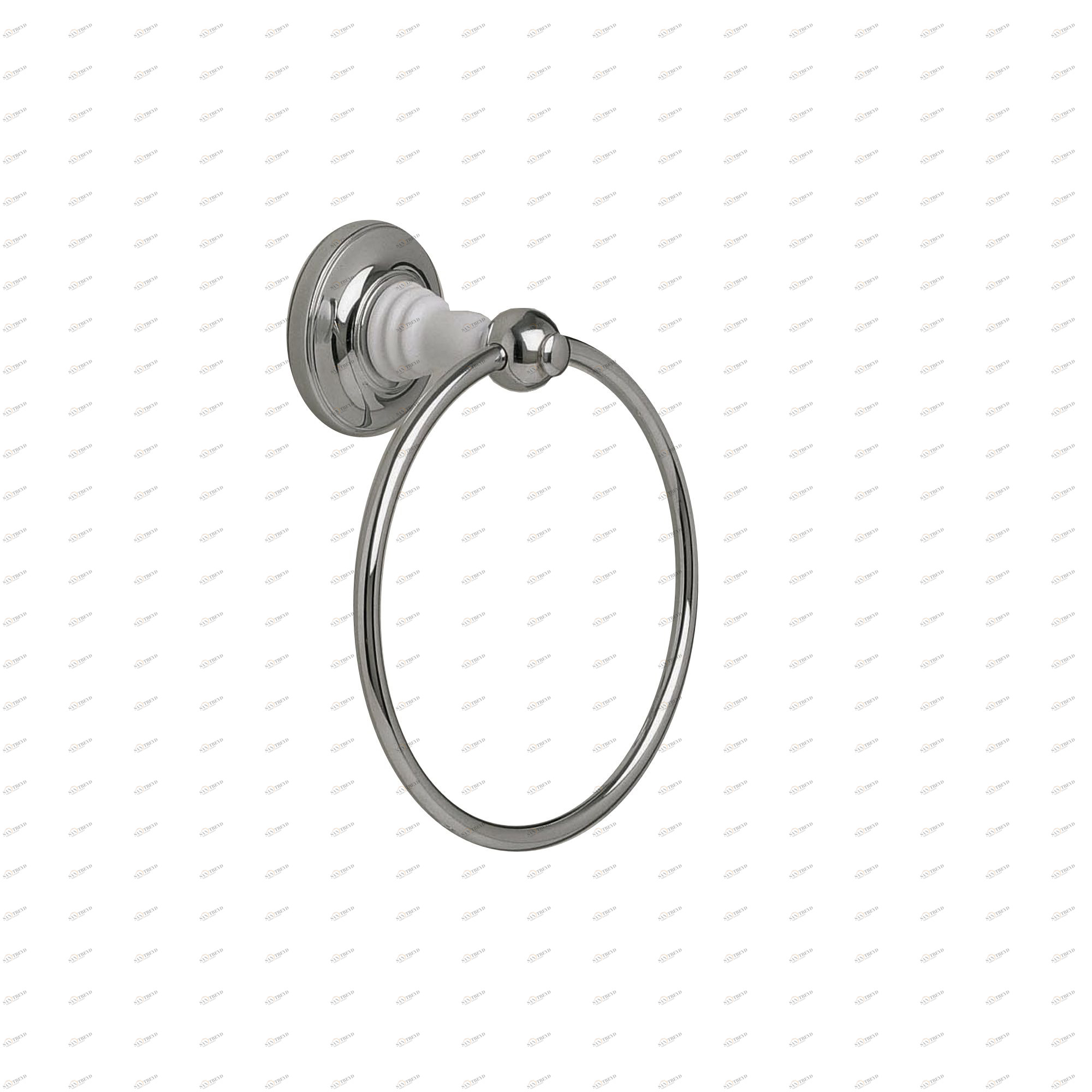 Traditional bathrooms Винтажное кольцо для полотенца Tb602.ag Латунь / фарфор 