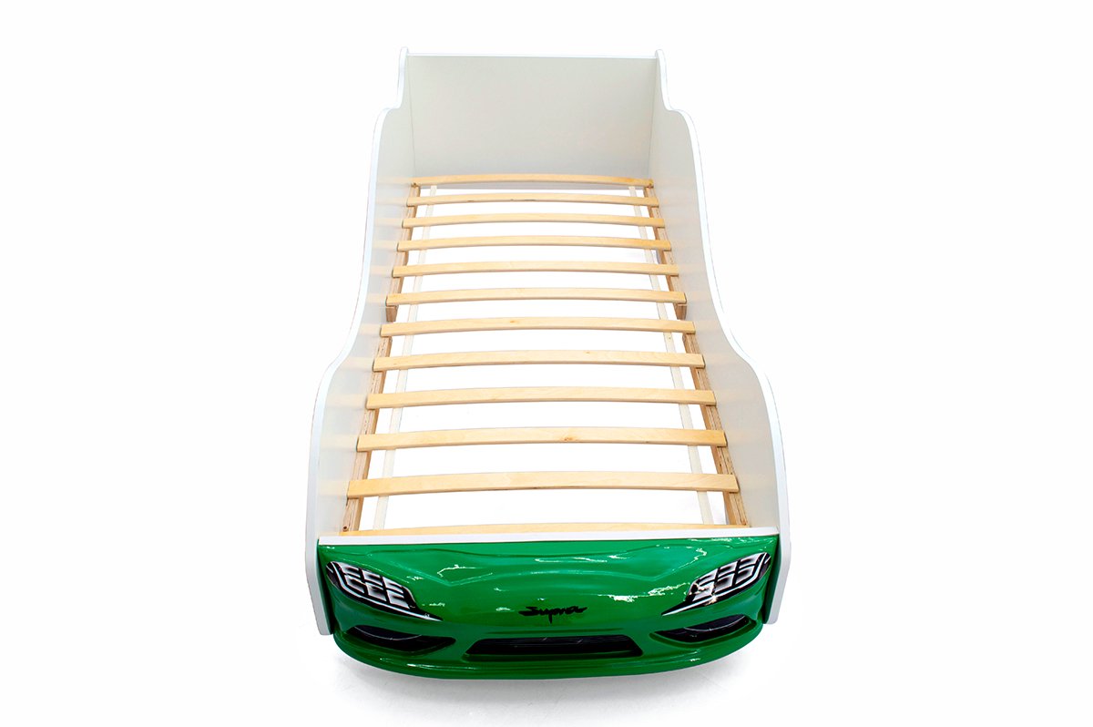 Детская кровать-машина зеленая "Супра" БЕЛЬМАРКО  00-3873174 Зеленый Santreyd  - Вид №8