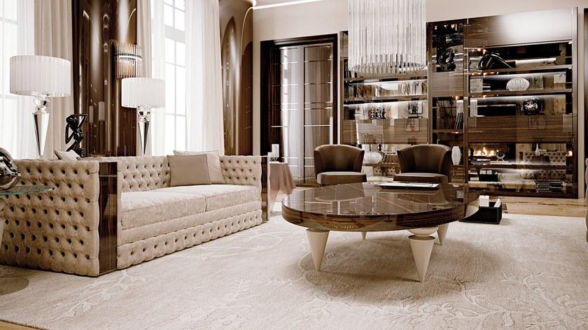 Reflex Круглый деревянный журнальный столик Gran canal sun-id-1373036 - Вид №1