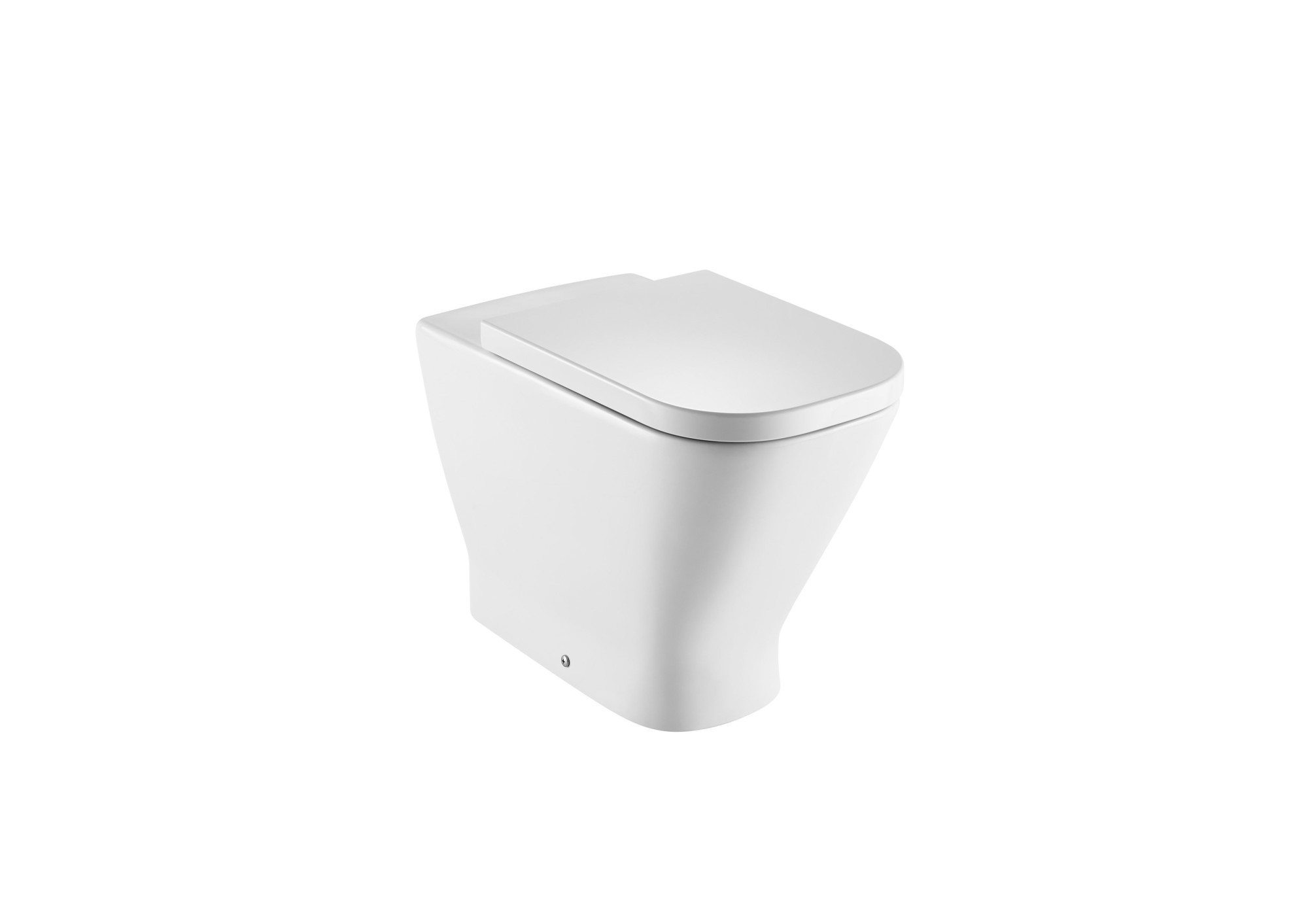 AZ4773A000 SQUARE — Настенный унитаз с двойным сливом (включает чашу без ободка и мягкую крышку Supralit®) ROCA The Gap 