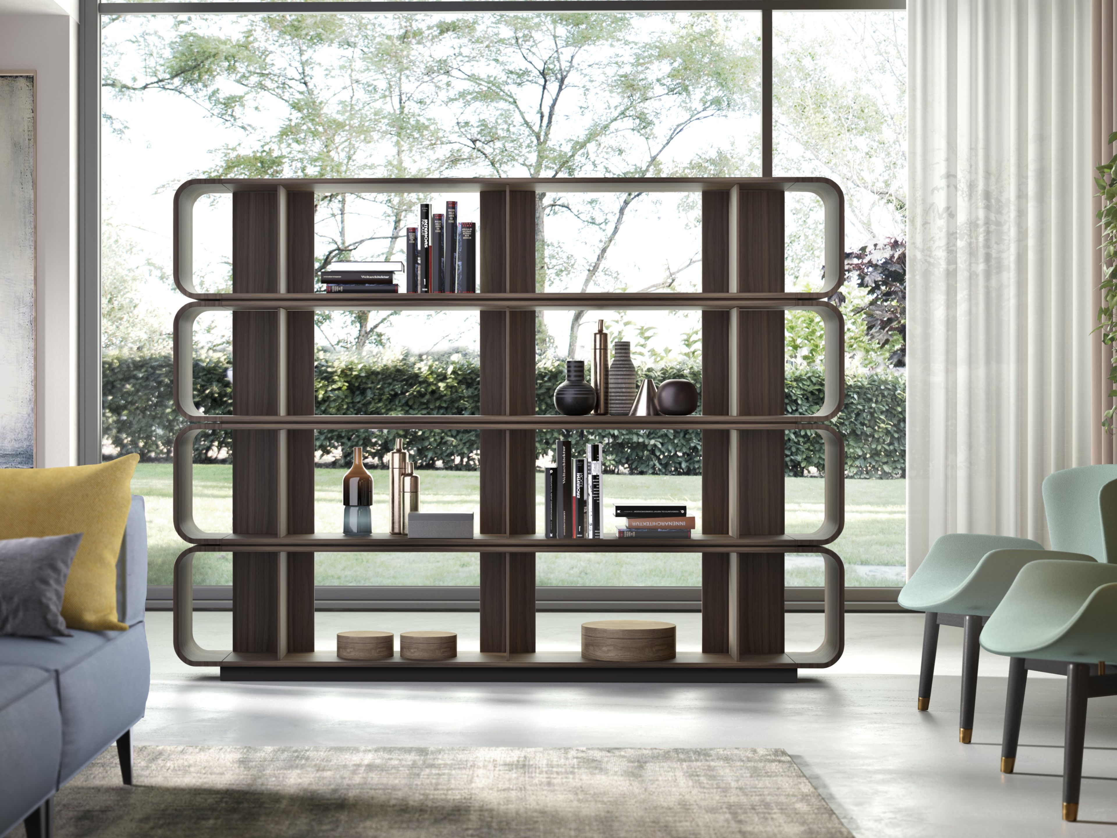 Деревянный книжный шкаф Barba design Round Up ARCH-00020677